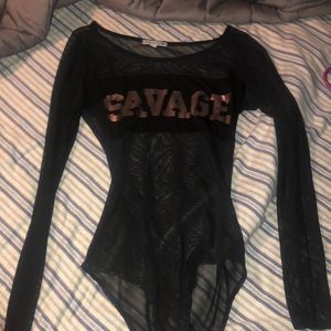 “Savage” bodysuit
